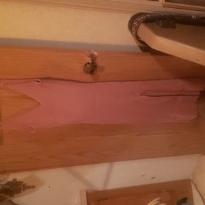 Champagne pink slim dress size m